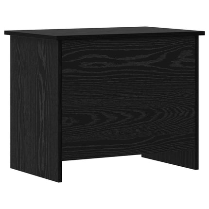 Förvaringskista Svart ek 60 x 40 x 50 cm Konstruerat trä
