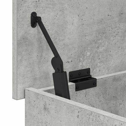 Förvaringskista Betonggrå 60 x 40 x 50 cm Konstruerat trä