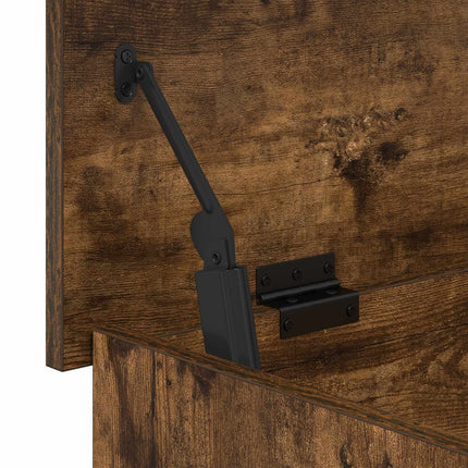 Förvaringskista Rökt ek 60 x 40 x 50 cm Konstruerat trä