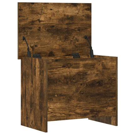 Förvaringskista Rökt ek 60 x 40 x 50 cm Konstruerat trä