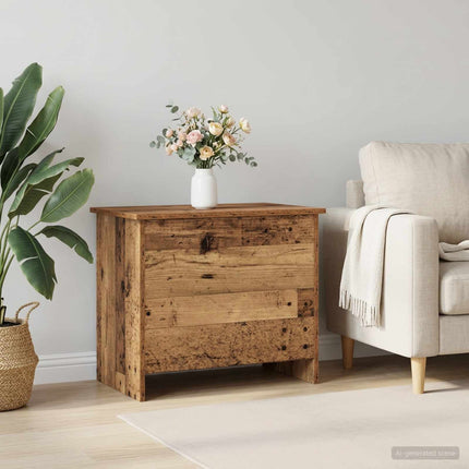 Förvaringskista Gammalt trä 60 x 40 x 50 cm Konstruerat trä