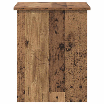 Förvaringskista Gammalt trä 60 x 40 x 50 cm Konstruerat trä