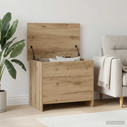 Förvaringskista Artisan-ek 60 x 40 x 50 cm Konstruerat trä