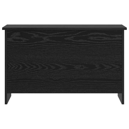 Förvaringskista Svart ek 80 x 40 x 50 cm Konstruerat trä