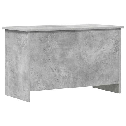 Förvaringskista Betonggrå 80 x 40 x 50 cm Konstruerat trä