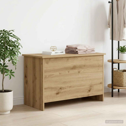 Förvaringskista Artisan-ek 80 x 40 x 50 cm Konstruerat trä