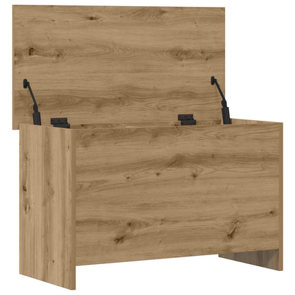 Förvaringskista Artisan-ek 80 x 40 x 50 cm Konstruerat trä