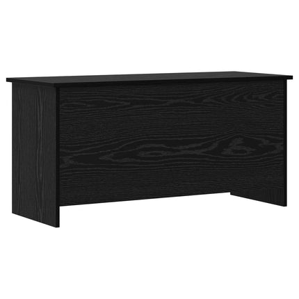 Förvaringskista Svart ek 100 x 40 x 50 cm Konstruerat trä