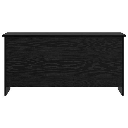 Förvaringskista Svart ek 100 x 40 x 50 cm Konstruerat trä