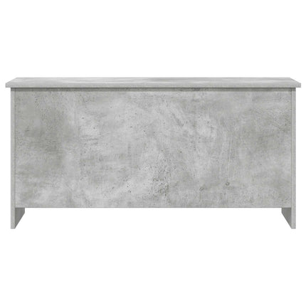 Förvaringskista Betonggrå 100 x 40 x 50 cm Konstruerat trä