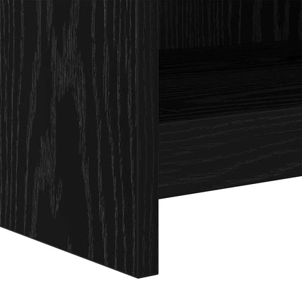 Bokhylla Svart ek 87,5 x 30 x 111 cm Konstruerat trä