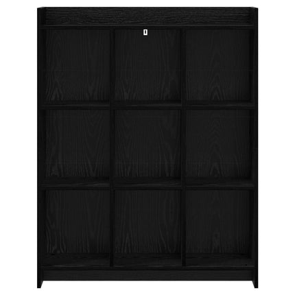 Bokhylla Svart ek 87,5 x 30 x 111 cm Konstruerat trä
