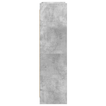 Bokhylla Betonggrå 87,5 x 30 x 111 cm Konstruerat trä