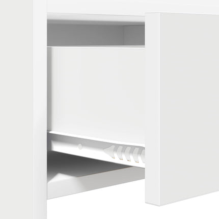 Konsolbord Vit 90 x 35 x 80 cm Konstruerat trä