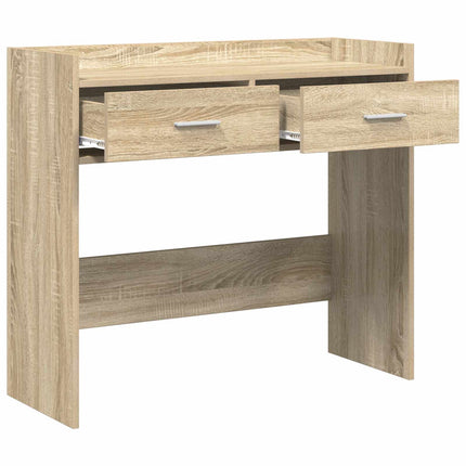 Konsolbord Sonoma-ek 90 x 35 x 80 cm Konstruerat trä
