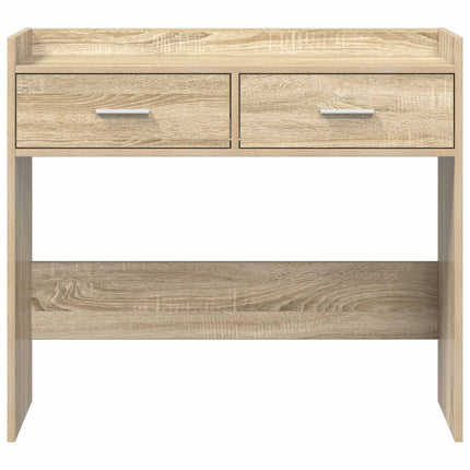 Konsolbord Sonoma-ek 90 x 35 x 80 cm Konstruerat trä