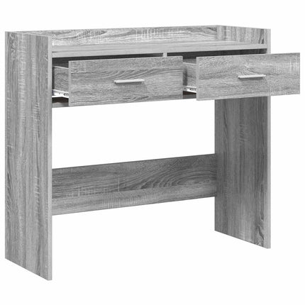 Konsolbord Grå Sonoma 90 x 35 x 80 cm Konstruerat trä
