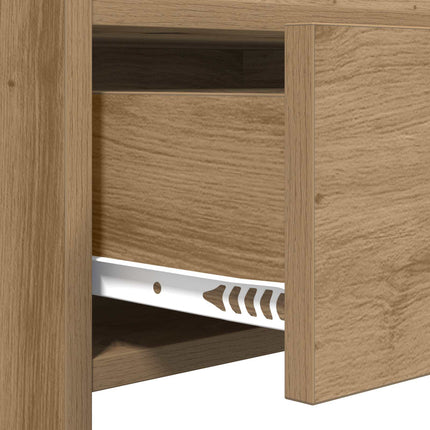 Konsolbord Artisan-ek 90 x 35 x 80 cm Konstruerat trä