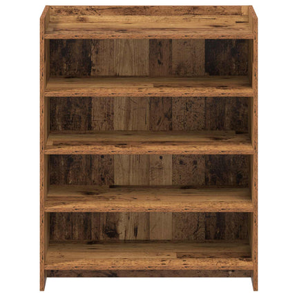 Skoskåp Gammalt trä 73,5 x 36 x 92 cm Konstruerat trä