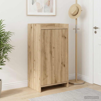 Skoskåp 48 x 36 x 92 cm Konstruerat trä Artisan-ek