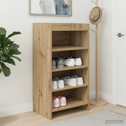 Skoskåp 48 x 36 x 92 cm Konstruerat trä Artisan-ek