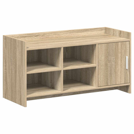 Skoskåp med dörr Sonoma-ek 100 x 39,5 x 51 cm Konstruerat trä