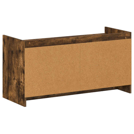 Skoskåp med lagring Rökt ek 100 x 39,5 x 51 cm Konstruerat trä