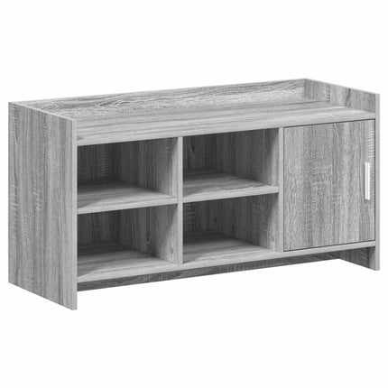 Skoskåp med dörr Grå Sonoma 100 x 39,5 x 51 cm Konstruerat trä