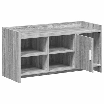 Skoskåp med dörr Grå Sonoma 100 x 39,5 x 51 cm Konstruerat trä