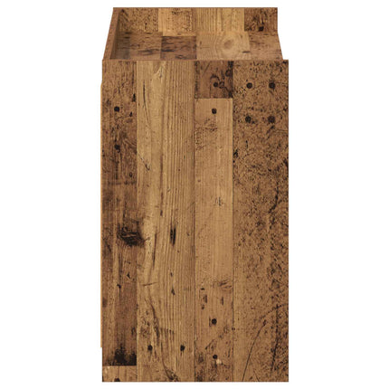 Skoskåp Gammalt trä 85 x 39,5 x 70 cm Konstruerat trä
