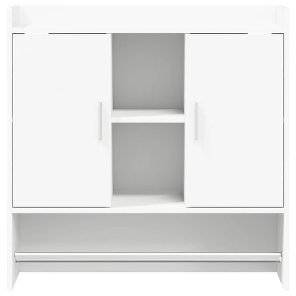 Vägg hylla Väggmonterat Vit 80 x 36 x 80 cm Konstruerat trä