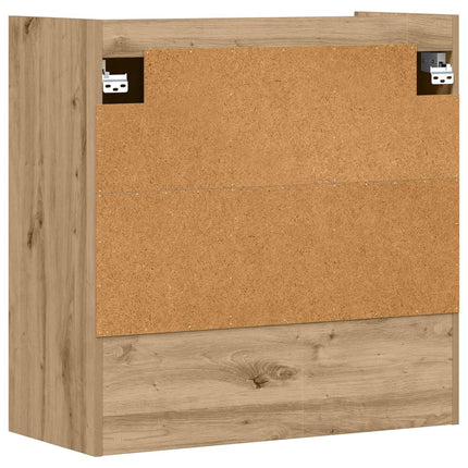 Vägg hylla Väggmonterat Artisan-ek 80 x 36 x 80 cm