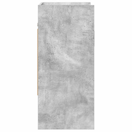 Vägg hylla Väggmonterat Betonggrå 80 x 36 x 80 cm