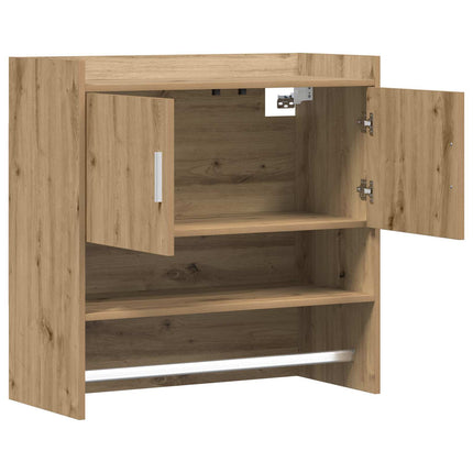 Vägg hylla Väggmonterat Artisan-ek 80 x 36 x 80 cm