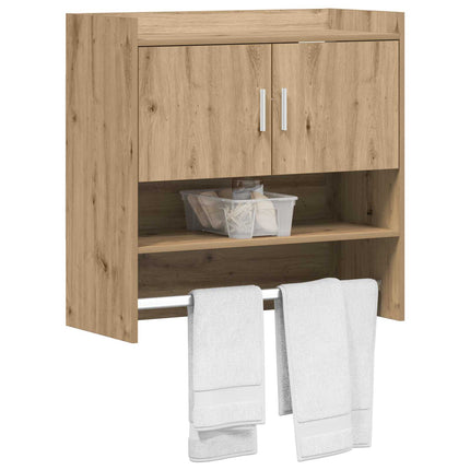 Vägg hylla Väggmonterat Artisan-ek 80 x 36 x 80 cm