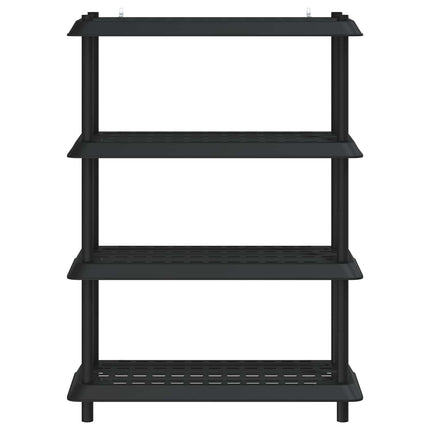 Hyllsystem 4 nivåer 100 x 40 x 136,5 cm PP Antracit