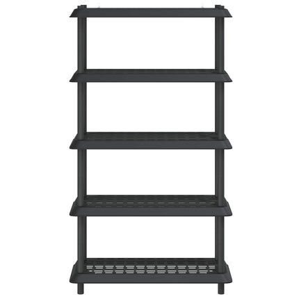 Hyllsystem 5 nivåer 100 x 40 x 177 cm PP Antracit
