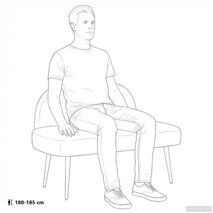 Klädd bänk med ryggstöd Svart 110 x 60 x 76 cm Konstläder