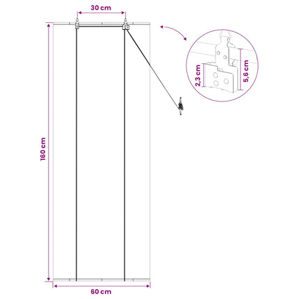 Rullgardin Naturlig 60 x 160 cm Bambu