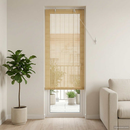 Rullgardin Naturlig 60 x 220 cm Bambu