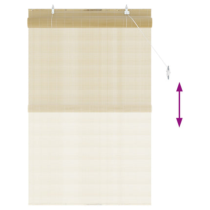 Rullgardin Naturlig 110 x 160 cm Bambu