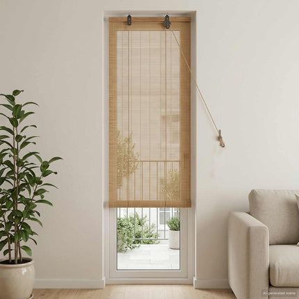 Rullgardin Brun 40 x 220 cm Bambu