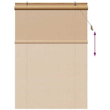 Rullgardin Brun 160 x 220 cm Bambu