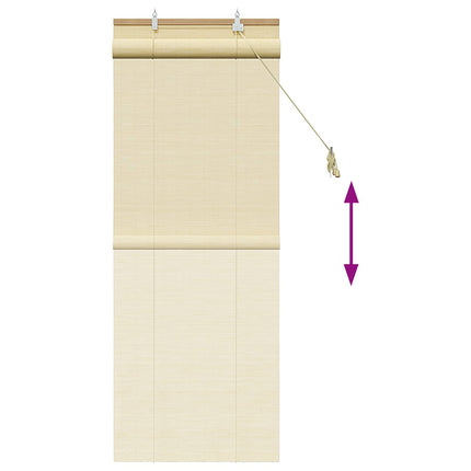 Rullgardin Naturlig 50 x 160 cm Bambu