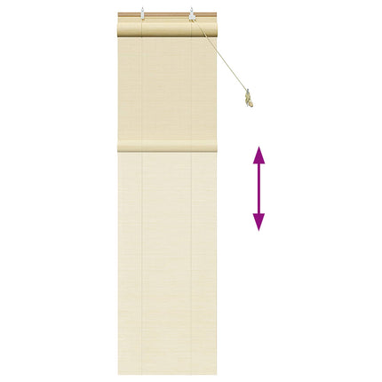 Rullgardin Naturlig 50 x 220 cm Bambu