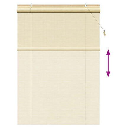 Rullgardin Naturlig 130 x 220 cm Bambu