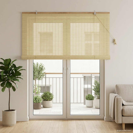 Rullgardin Naturlig 160 x 220 cm Bambu
