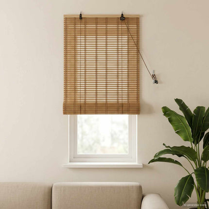 Rullgardin Natur 40 x 160 cm Bambu