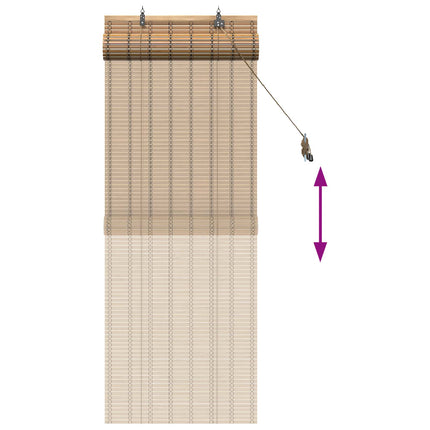 Rullgardin Natur 40 x 160 cm Bambu