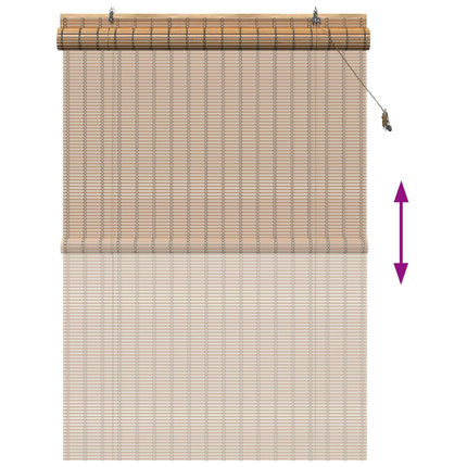 Rullgardin Natur 130 x 220 cm Bambu